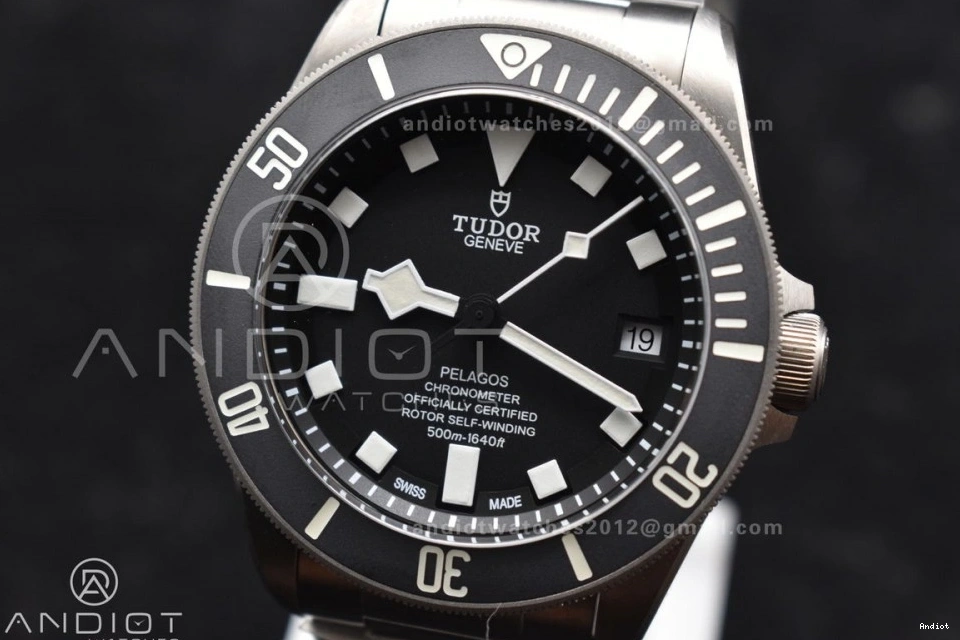 Black Titanium Black 1:1 Bracelet A2824 Dial Pelagos Best Titanium Ceramic on Edition XF 0219